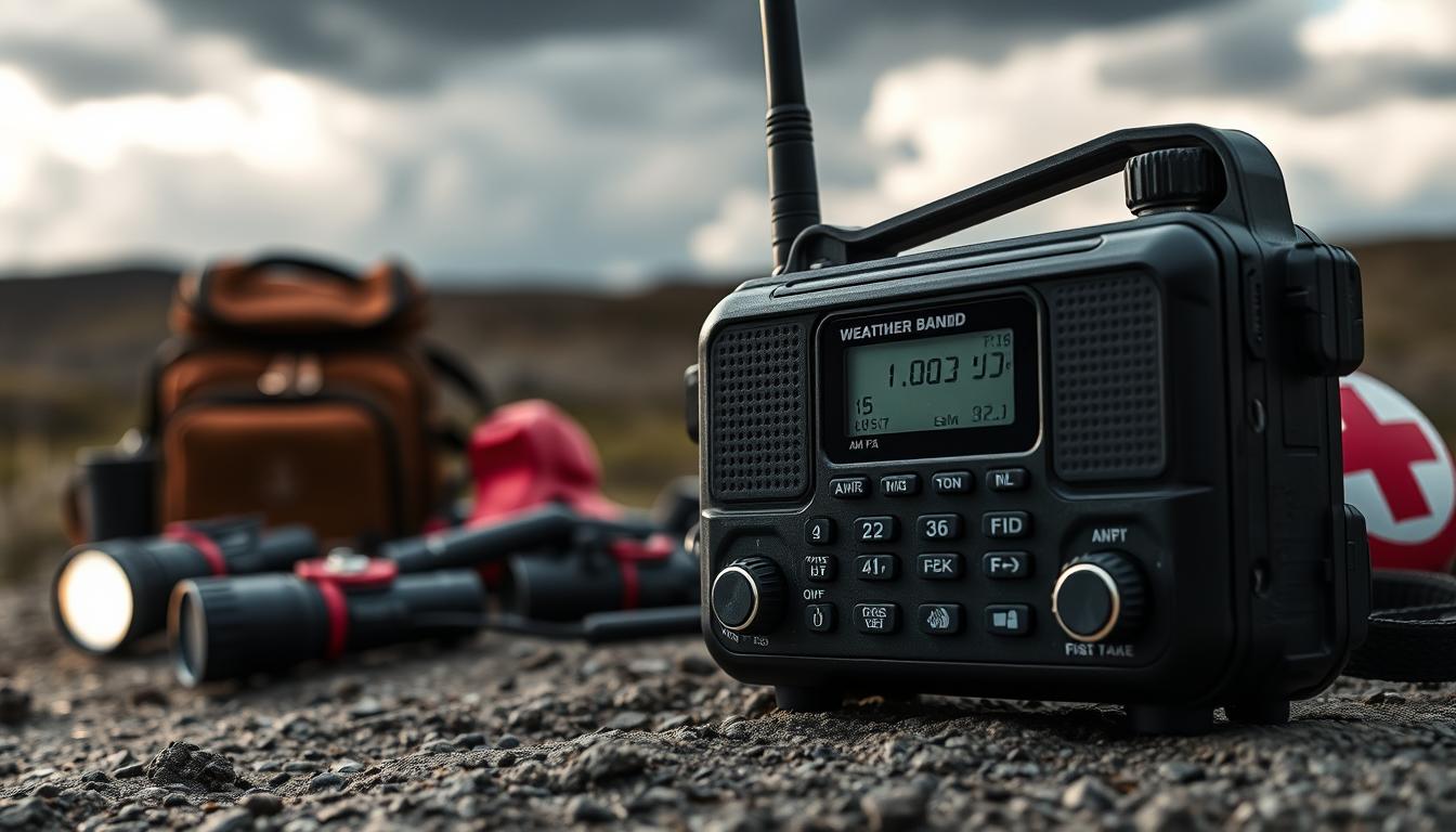 AM FM weather band radio emergency broadcast