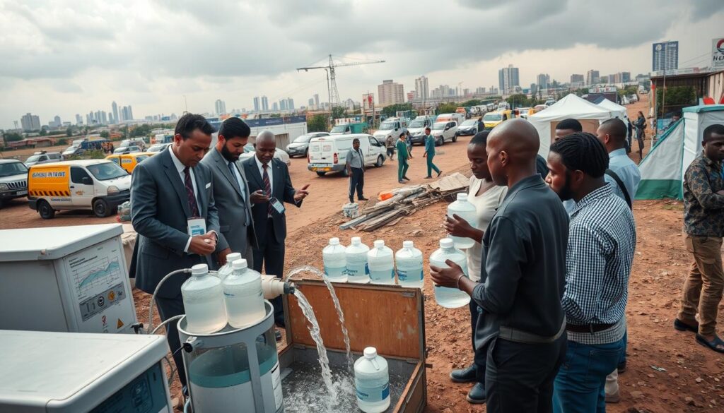 Crisis water management systems sanitation and disease prevention during water emergencies Crisis water management systems sanitation and disease prevention during water emergencies