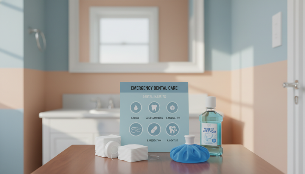 Emergency Dental Care first aid steps for tooth pain and dental injuries