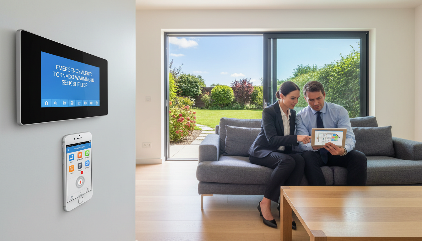 Emergency alerts and notification systems for homeowner safety