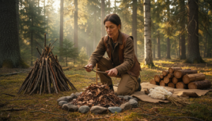 Read more about the article How to Build a Fire Without Matches or a Lighter