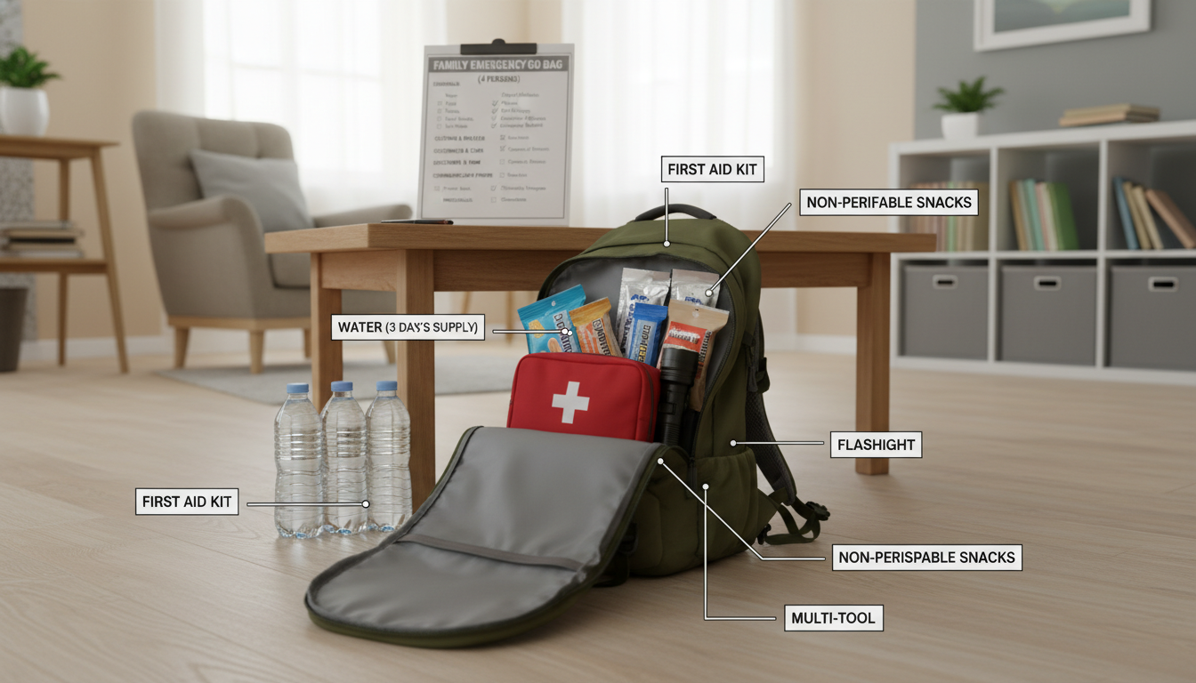 You are currently viewing How to Make a Go Bag for Each Member of Your Family