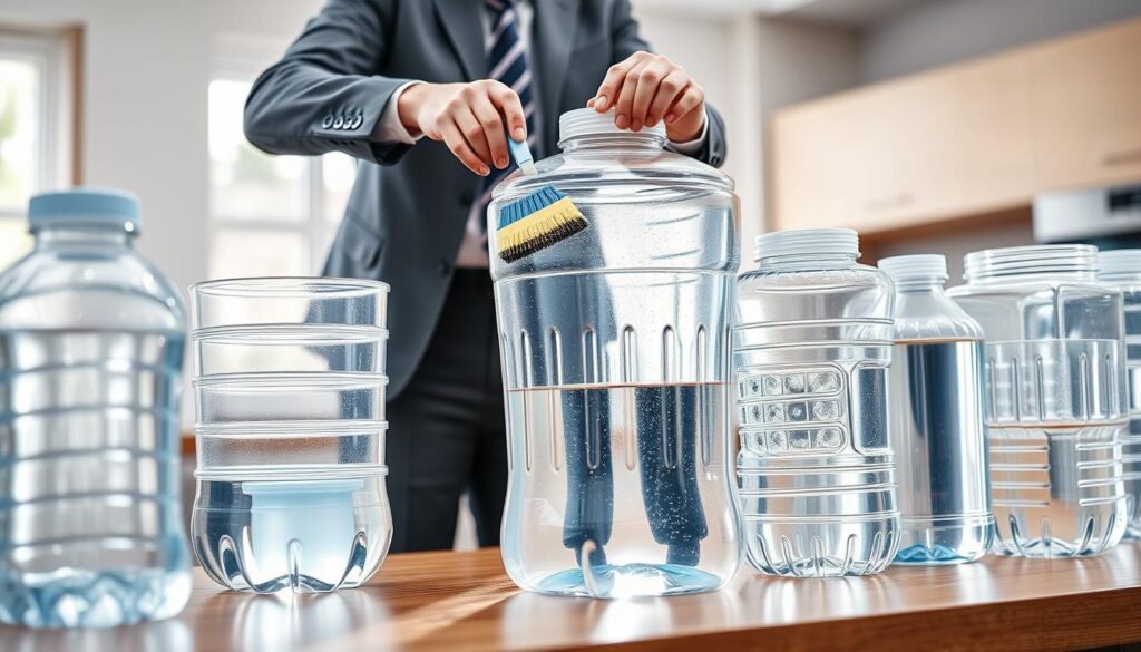 How to clean water storage containers properly