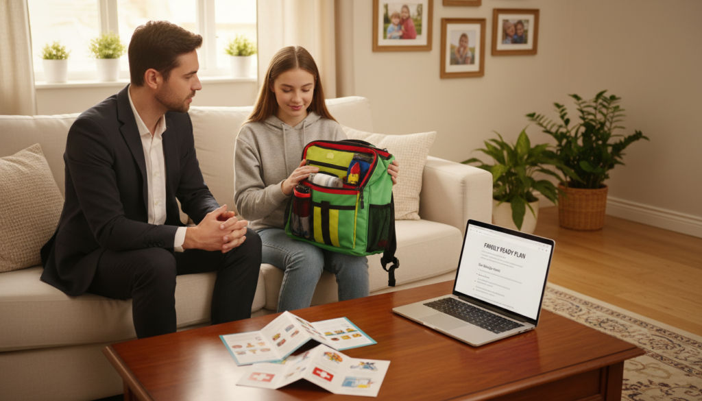 How to talk about emergency preparedness with family members