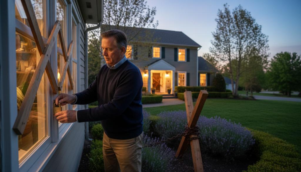 Securing your home during evacuation with proper lockdown procedures