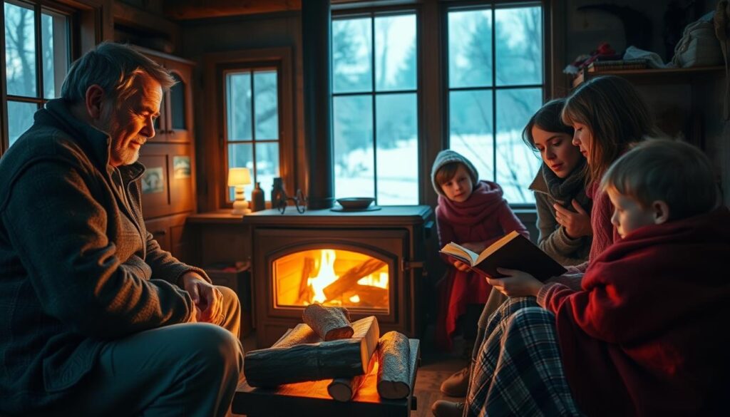Using a Wood Stove for Emergency Heat during power outages