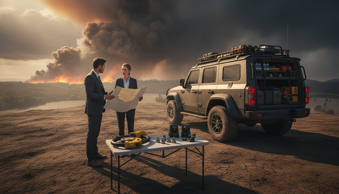 Vehicle Security During Evacuation safety tools