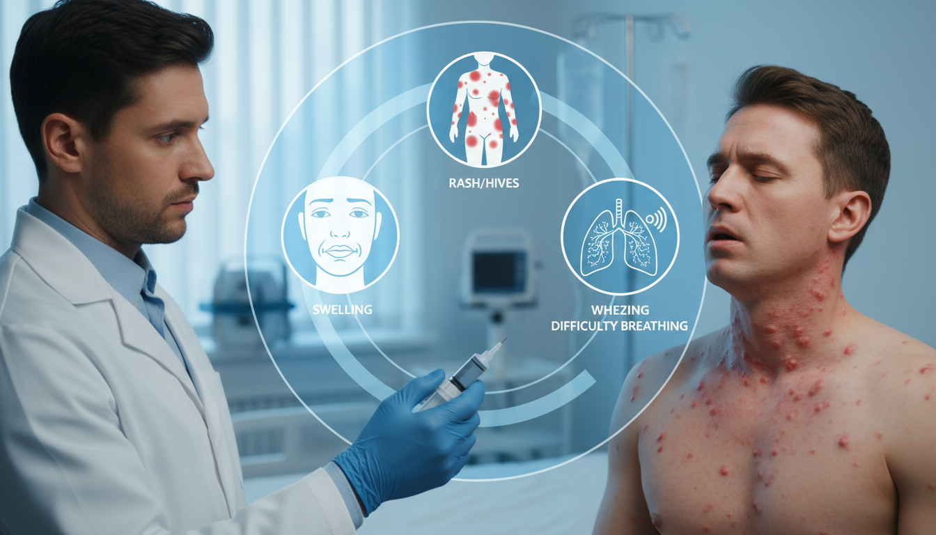 anaphylactic shock procedures warning signs