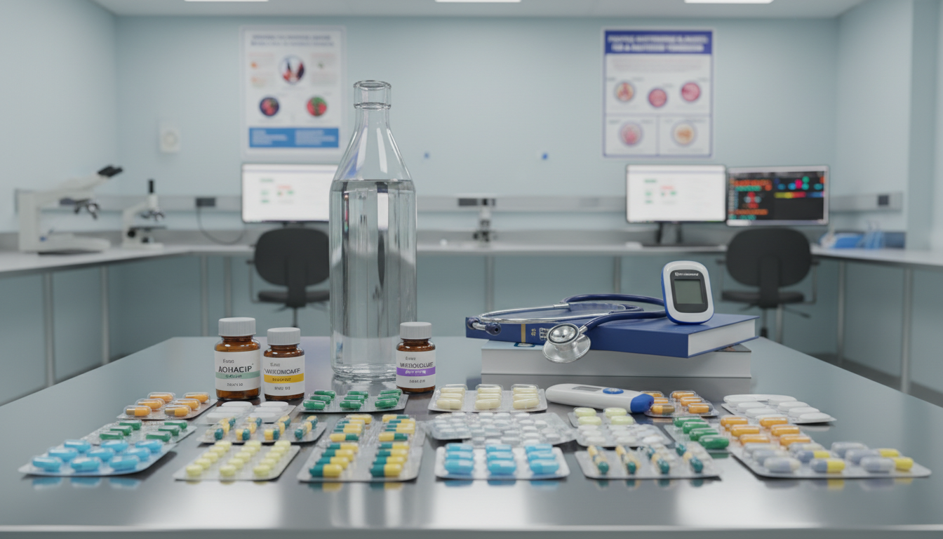 antibiotic treatment water illness medication options