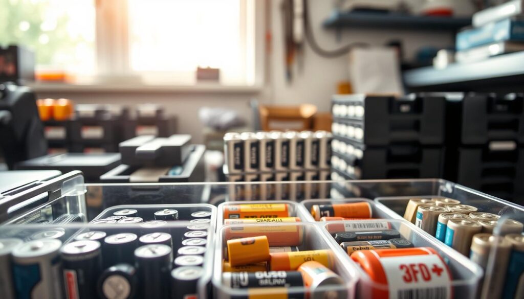 best way to store batteries in proper storage containers