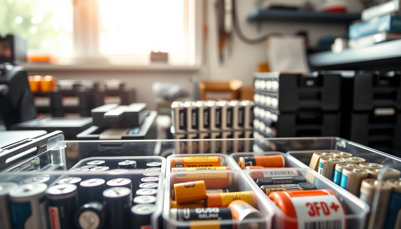 best way to store batteries in proper storage containers