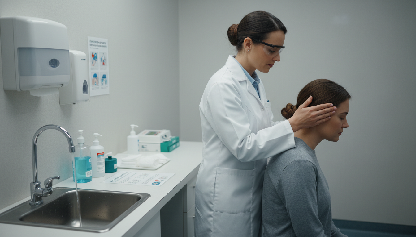 chemical eye burn treatment and eye wash procedure