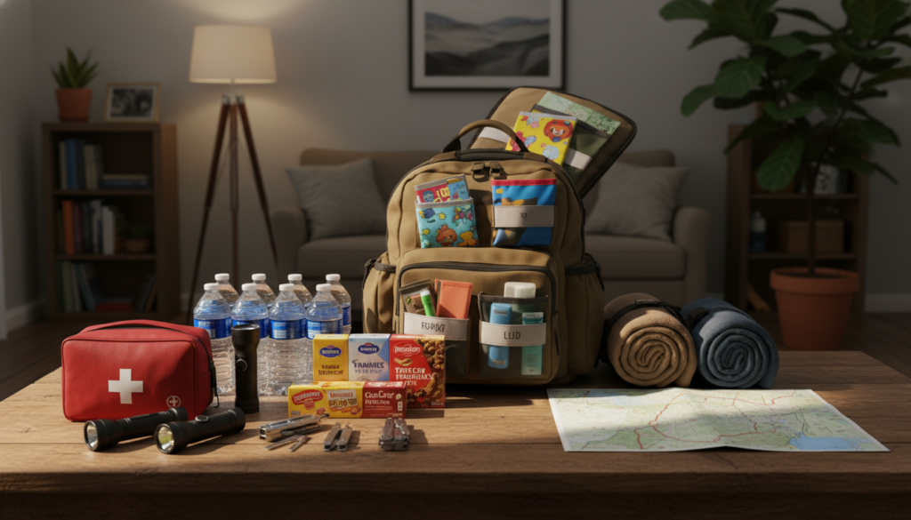 emergency supply kit essentials for family members