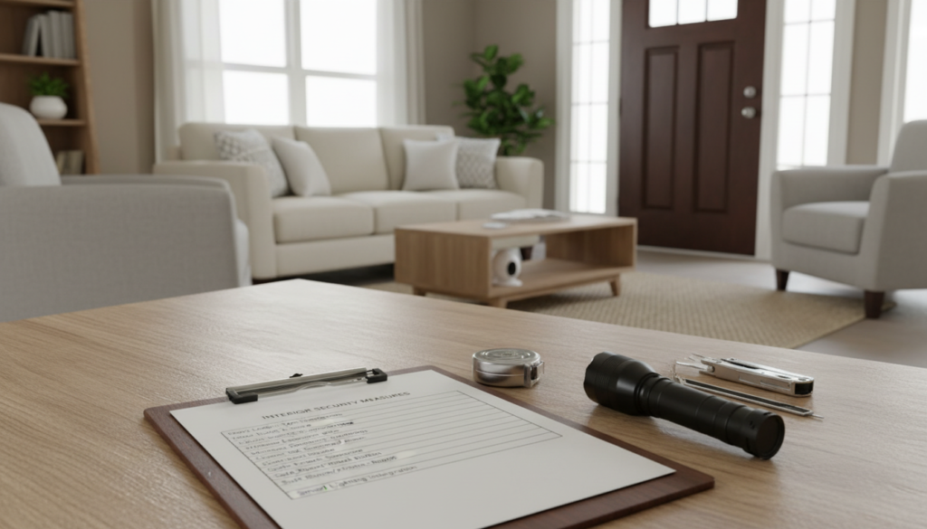 home security assessment checklist interior measures