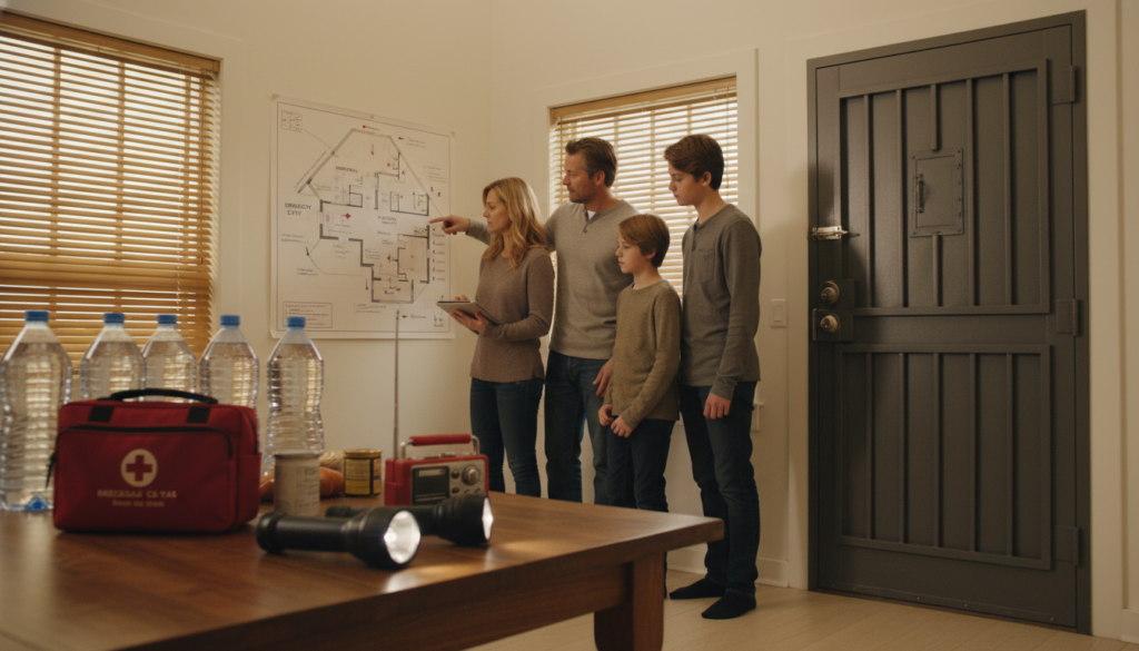 household safety during shelter planning and preparation