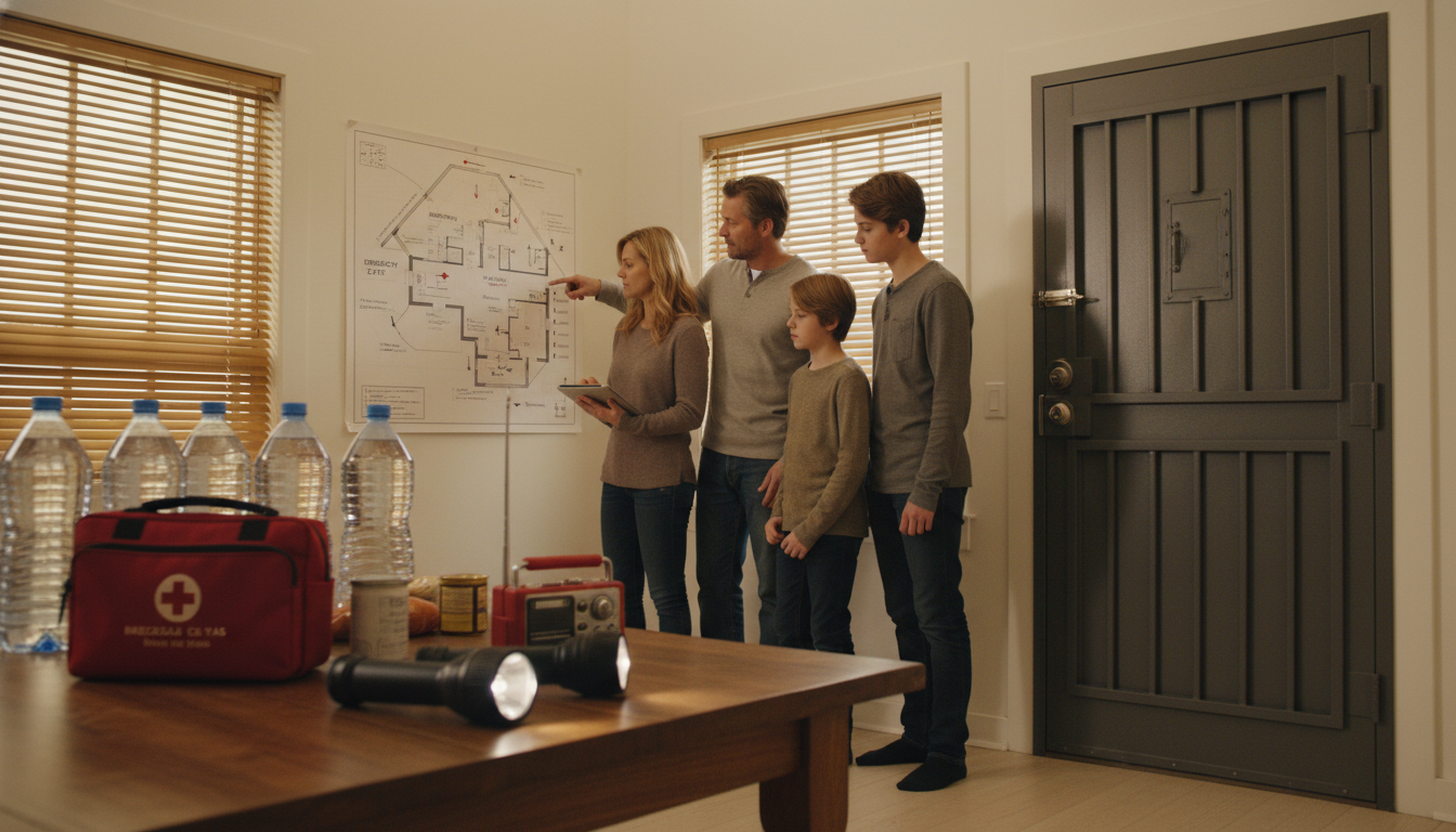 household safety during shelter planning and preparation