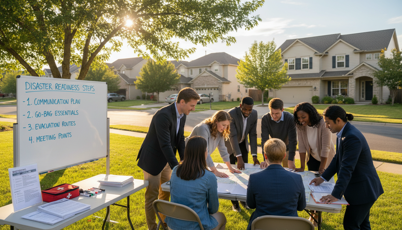 neighborhood communication system during emergency preparedness