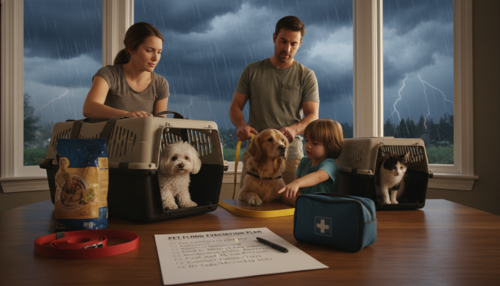 pet evacuation plan for flood emergencies