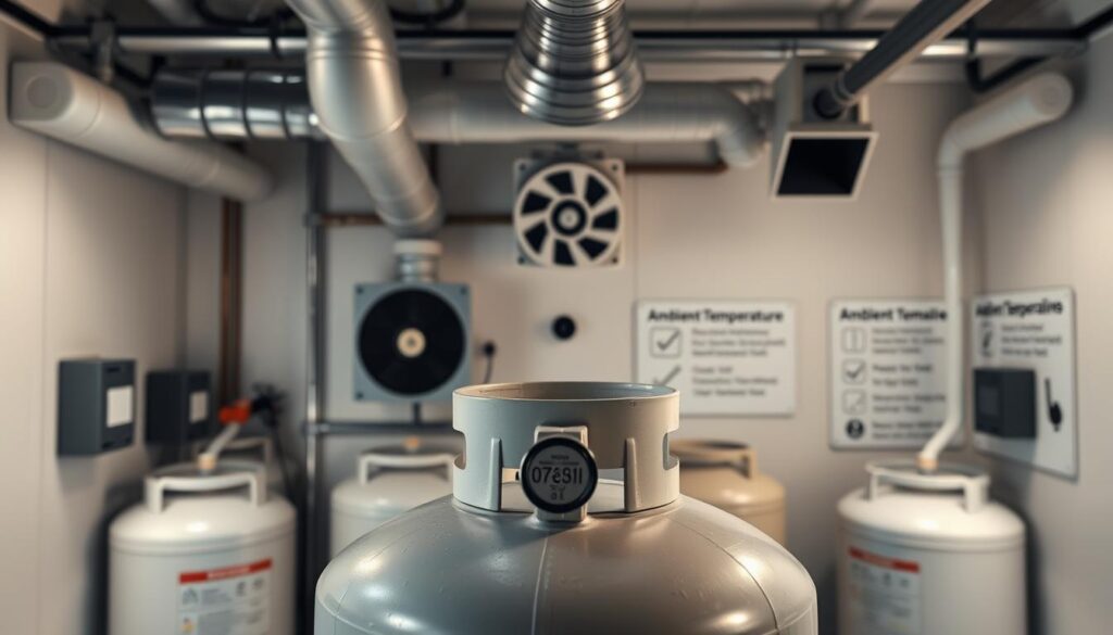 propane tank ventilation standards