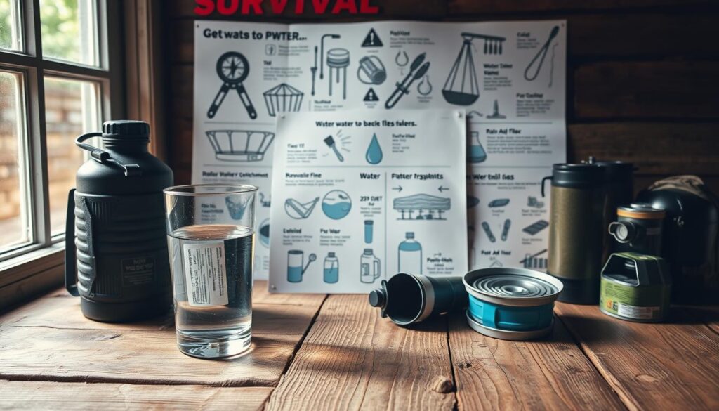rationing survival guide showing proper hydration during emergencies