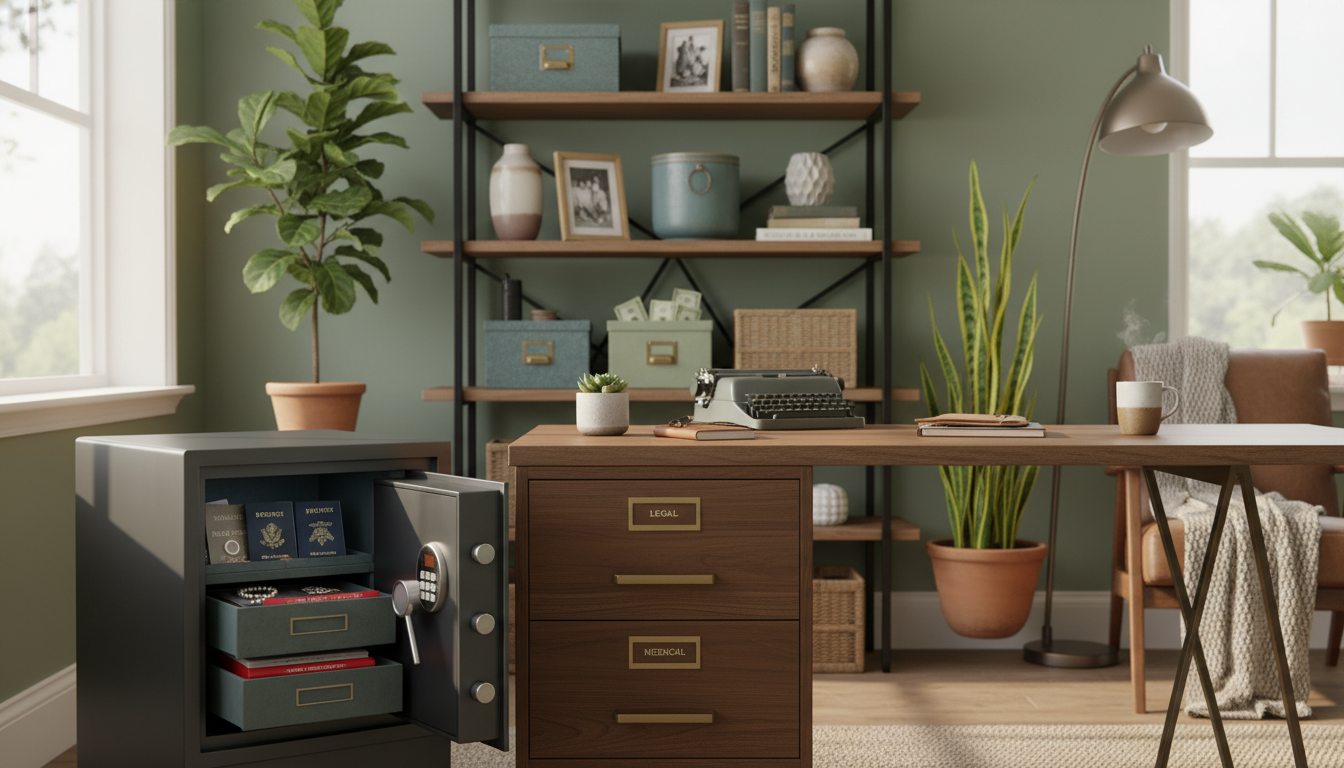 secure storage solutions for valuables and documents