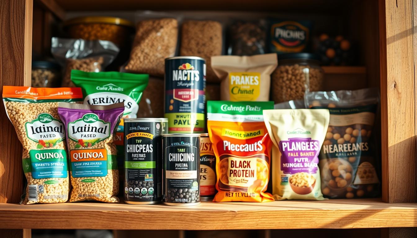 shelf-stable meat alternatives and plant-based proteins for emergency storage