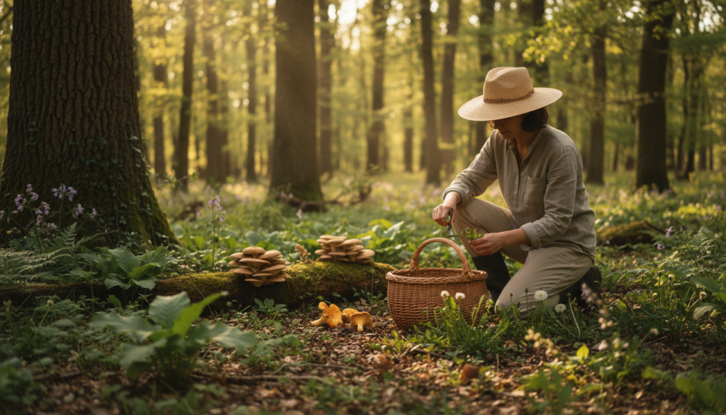 sustainable foraging practices protecting wild plant populations