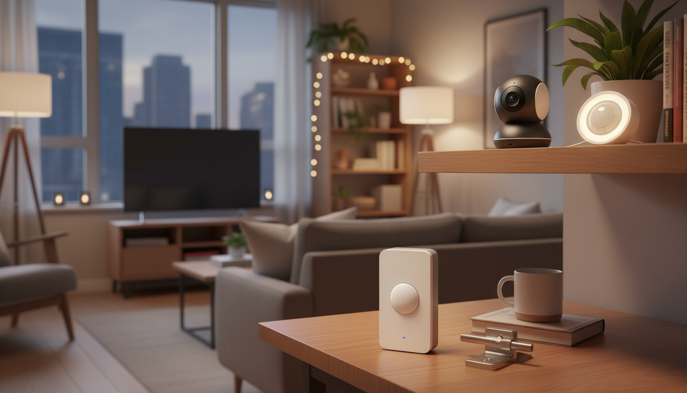 temporary security devices for apartment renters