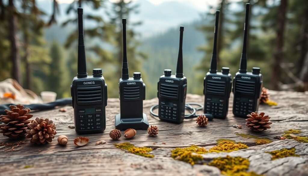 two-way radios and GMRS walkie-talkies for backcountry communication