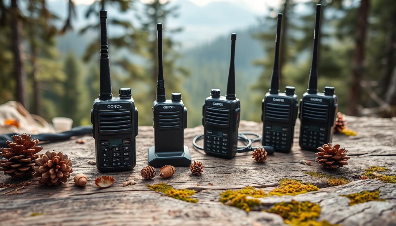 two-way radios and GMRS walkie-talkies for backcountry communication