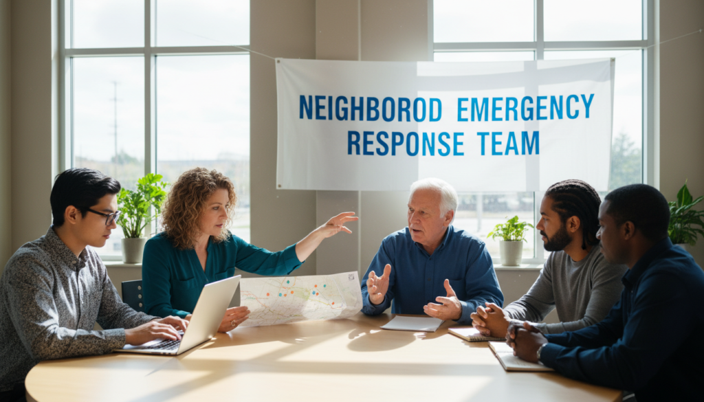 volunteer emergency response group community meeting