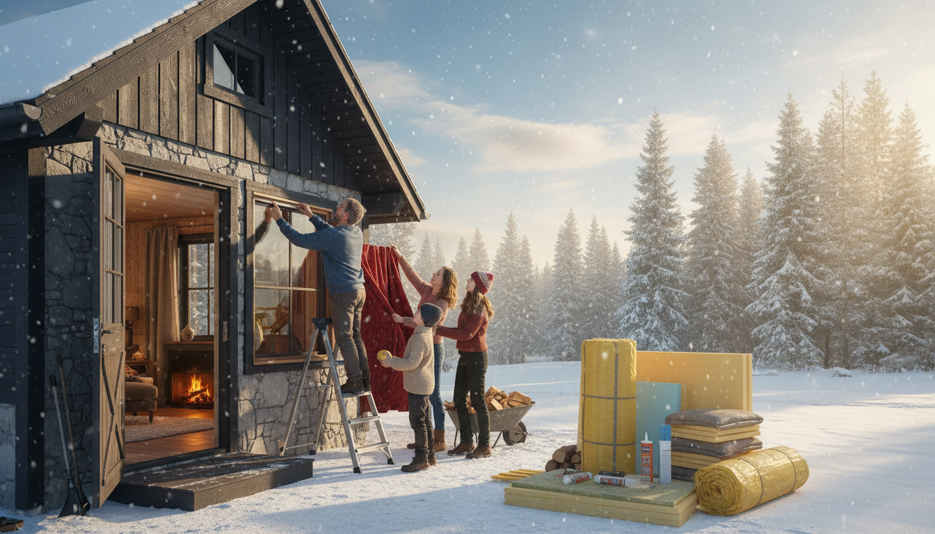 winterizing home for outages with proper insulation